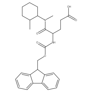 4-({[(9H-fluoren-9-yl)methoxy]carbonyl}amino)-4-[methyl(2-methylcyclohexyl)carbamoyl]butanoic acid Structure