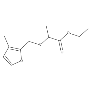 Ethyl 2-{[(3-methylfuran-2-yl)methyl]sulfanyl}propanoate Structure
