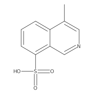 4-Methyl-8-isoquinolinesulfonic acid结构式