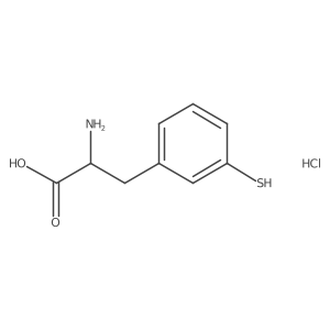 2-Amino-3-(3-sulfanylphenyl)propanoic acid hydrochloride结构式
