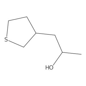 (2R)-1-(thiolan-3-yl)propan-2-ol结构式