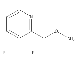 O-{[3-(trifluoromethyl)pyridin-2-yl]methyl}hydroxylamine Structure