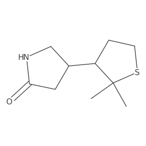 4-(2,2-Dimethylthiolan-3-yl)pyrrolidin-2-one Structure