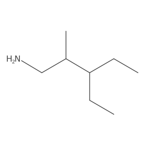 (2R)-3-ethyl-2-methylpentan-1-amine Structure