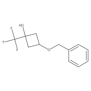 3-(Benzyloxy)-1-(trifluoromethyl)cyclobutanol结构式