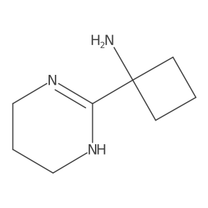 1-(1,4,5,6-Tetrahydropyrimidin-2-yl)cyclobutan-1-amine Structure