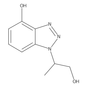 1-(1-hydroxypropan-2-yl)-1H-1,2,3-benzotriazol-4-ol Structure