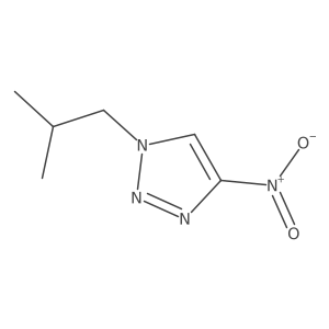 1-(2-Methylpropyl)-4-nitro-1H-1,2,3-triazole Structure