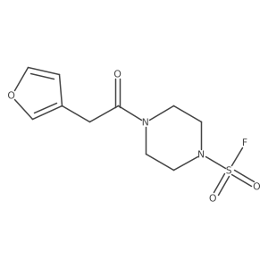 4-[2-(Furan-3-yl)acetyl]piperazine-1-sulfonyl fluoride结构式