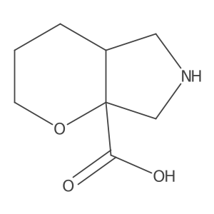 rac-(4aR,7aR)-octahydropyrano[2,3-c]pyrrole-7a-carboxylic acid Structure
