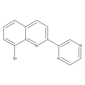 8-bromo-2-(2-pyrazinyl)Quinoline Structure