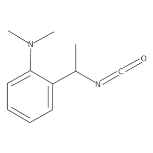 2-(1-isocyanatoethyl)-N,N-dimethylaniline结构式