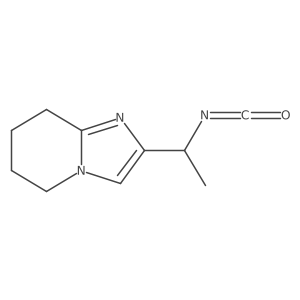 2-(1-isocyanatoethyl)-5H,6H,7H,8H-imidazo[1,2-a]pyridine Structure