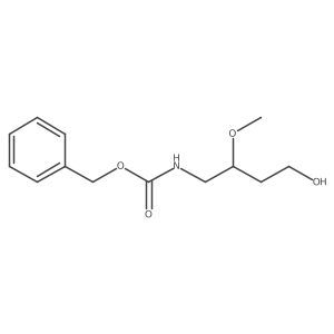 Benzyl (4-hydroxy-2-methoxybutyl)carbamate Structure