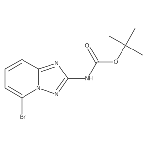 tert-butyl N-{5-bromo-[1,2,4]triazolo[1,5-a]pyridin-2-yl}carbamate Structure