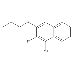 2-Fluoro-3-(methoxymethoxy)-1-naphthalenol Structure