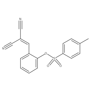 2-(2,2-Dicyanoethenyl)phenyl 4-methylbenzenesulfonate Structure