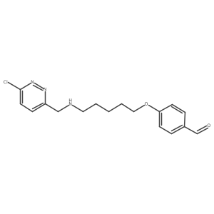 4-[[5-[(6-Chloro-3-pyridazinyl)methylamino]pentyl]oxy]benzaldehyde Structure