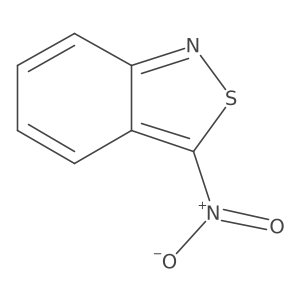 3-Nitro-2,1-benzisothiazole结构式