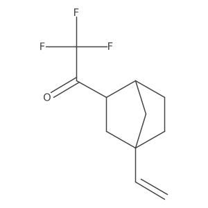 1-(4-Ethenyl-2-bicyclo[2.2.1]heptanyl)-2,2,2-trifluoroethanone Structure