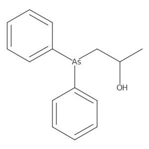 1-(Diphenylarsino)-2-propanol结构式