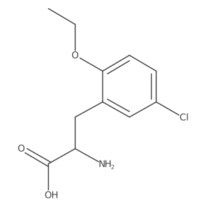 5-Chloro-2-ethoxyphenylalanine Structure