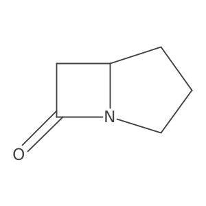 (5S)-1-Azabicyclo[3.2.0]heptan-7-one Structure