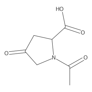 N-acetyl-4-oxo-L-proline结构式