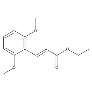 2,6-Dimethoxycinnamic acid ethyl ester Structure
