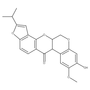 3-O-Demethyl isorotenone Structure