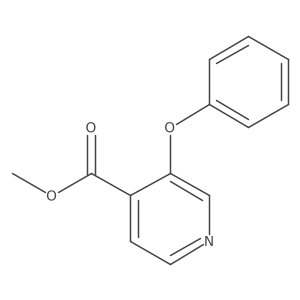 Methyl 3-phenoxy-4-pyridinecarboxylate结构式