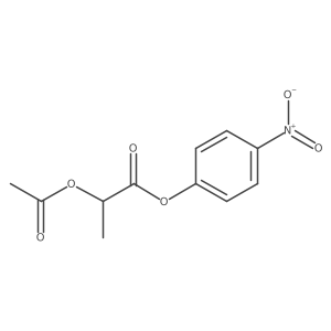 4-Nitrophenyl (2S)-2-(acetyloxy)propanoate结构式