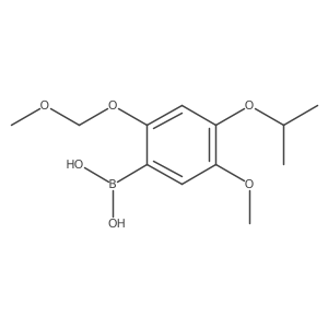 [5-Methoxy-2-(methoxymethoxy)-4-propan-2-yloxyphenyl]boronic acid Structure