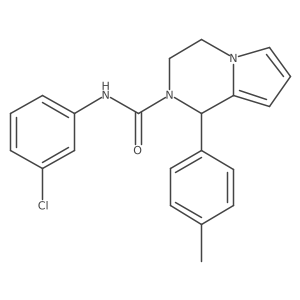 N-(3-chlorophenyl)-1-(p-tolyl)-3,4-dihydropyrrolo[1,2-a]pyrazine-2(1H)-carboxamide Structure