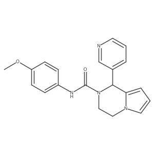 N-(4-methoxyphenyl)-1-(pyridin-3-yl)-3,4-dihydropyrrolo[1,2-a]pyrazine-2(1H)-carboxamide Structure