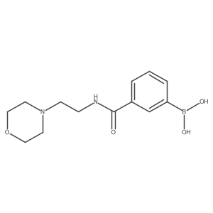 3-(2-Morpholinoethylcarbamoyl)phenyl boronic acid Structure