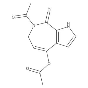 (7-Acetyl-8-oxo-1,6-dihydropyrrolo[2,3-c]azepin-4-yl) acetate结构式