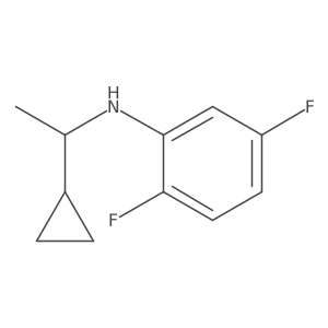 N-(1-cyclopropylethyl)-2,5-difluoroaniline Structure
