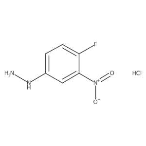 (4-Fluoro-3-nitrophenyl)hydrazine hydrochloride Structure