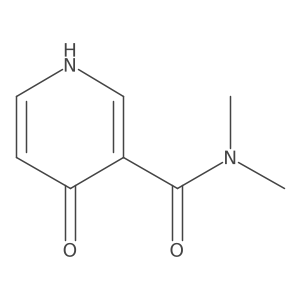 4-Hydroxy-N,N-dimethylnicotinamide结构式