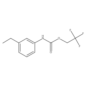 2,2,2-trifluoroethyl N-(3-ethylphenyl)carbamate Structure