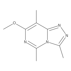 7-Methoxy-3,5,8-trimethyl-[1,2,4]triazolo[4,3-c]pyrimidine Structure