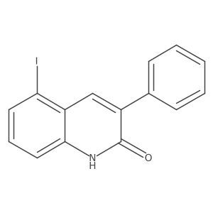 5-Iodo-3-phenyl-2(1H)-quinolinone Structure