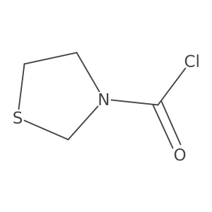 1,3-Thiazolidine-3-carbonylchloride Structure
