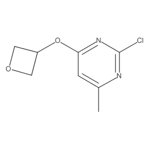 2-Chloro-4-methyl-6-(oxetan-3-yloxy)-pyrimidine Structure