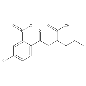 2-[(4-Chloro-2-nitrophenyl)formamido]pentanoic acid Structure