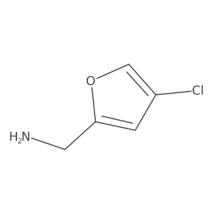 (4-Chlorofuran-2-yl)methanamine Structure