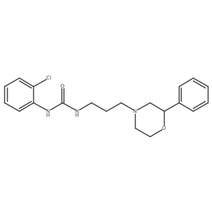 1-(2-Chlorophenyl)-3-(3-(2-phenylmorpholino)propyl)urea Structure