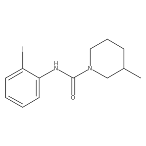 N-(2-iodophenyl)-3-methylpiperidine-1-carboxamide Structure