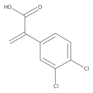 2-(3,4-Dichlorophenyl)prop-2-enoic acid结构式